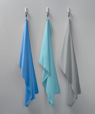 Fluwelen microvezel sport- of strandhanddoek 200grm²