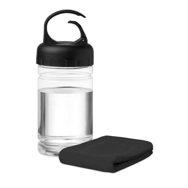 Verkoelende sporthanddoek in PET fles - Afbeelding 3