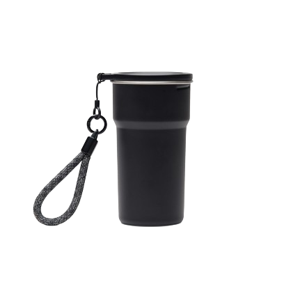 4-delige bekerset van gerecycled roestvrij staal