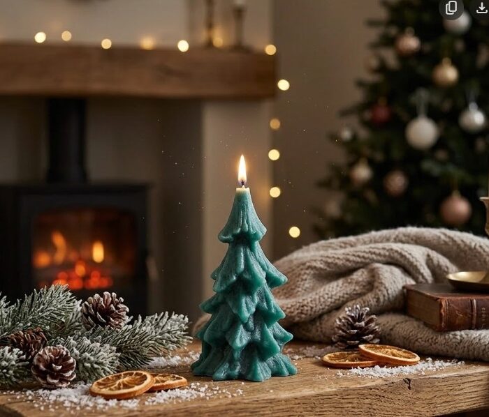 Kaars kerstboom