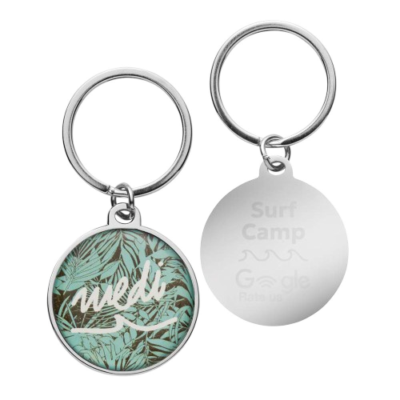 NFC sleutelhanger ijzer/doming