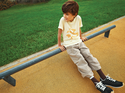 IQONIQ Koli kids lichtgewicht gerecycled katoen t-shirt - Afbeelding 2