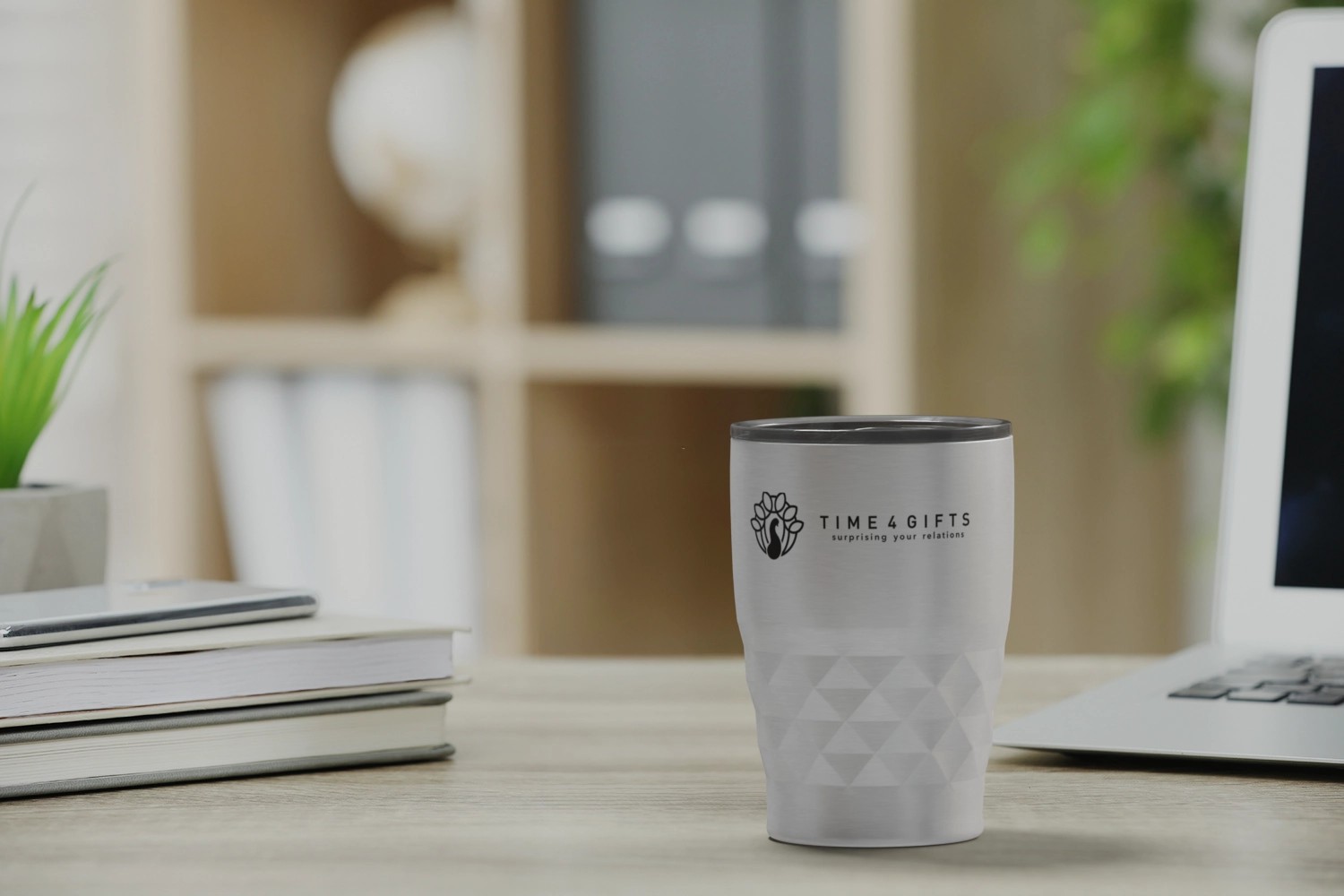 Koffiebeker met logo
