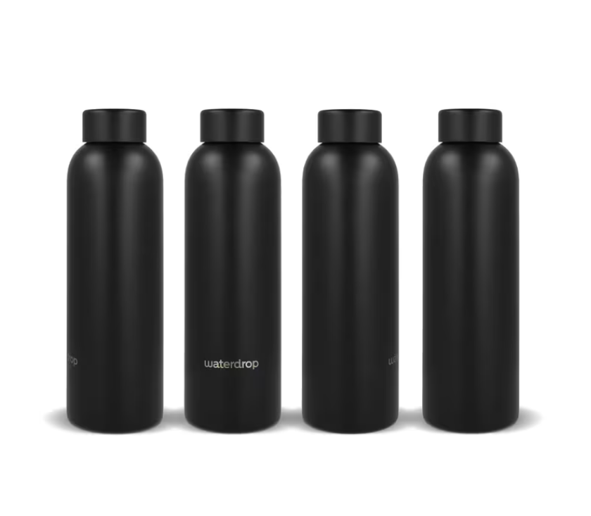Waterdrop RVS fles met stalen dop 600ml - Afbeelding 5
