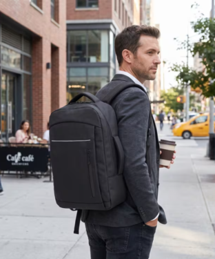 PU laptoprugzak 15L
